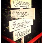 Hand Crafted Directional Sign
