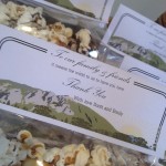 Popcorn wedding favors