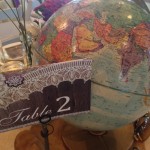Vintage Globe Centerpiece