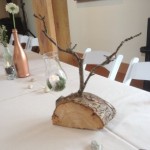 DIY Northwest Centerpieces with hanging terrarium.